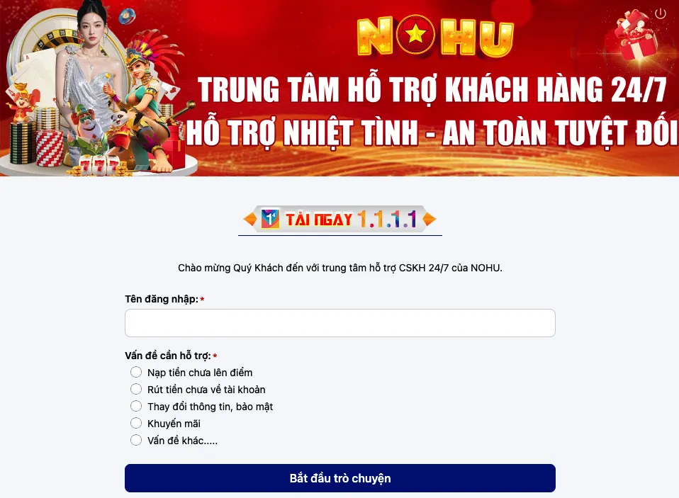 Chăm sóc khách hàng NOHU - NOHU90